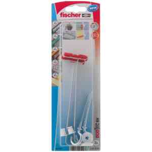 Fischer Nylon Toggle DuoTec 10 RH K NV Round Hook (Pack of 2) - 537264