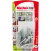 Fischer Nylon Universal Plug with Screw, FU 6x35 S (Pack of 10) - 84326