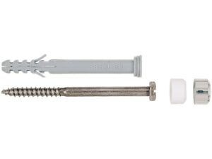 Fischer Nylon WC Fixing Set, S 8 RD 80 K NV (Pack of 2) - 84340