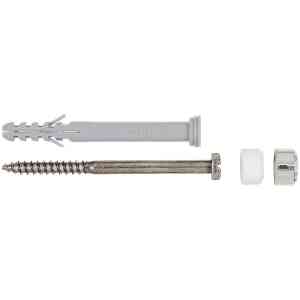 Fischer Nylon WC Fixing Set, S 8 RD 80 K NV (Pack of 2) - 84340