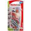 Fischer Shelf Fixing DuoPower RB 8x40 Wall Plug with Countersunk Head Screw (Pack of 8) - 535959