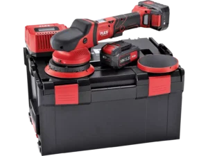 Flex XFE 15 150 18.0-EC/5.0 Cordless Roto Random Orbit Polisher Set, 18.0 V with 2x5.0 Ah Battery, Charger & Case - 418099
