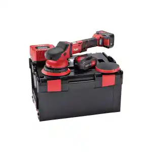 Flex XFE 15 150 18.0-EC/5.0 Cordless Roto Random Orbit Polisher Set, 18.0 V with 2x5.0 Ah Battery, Charger & Case - 418099