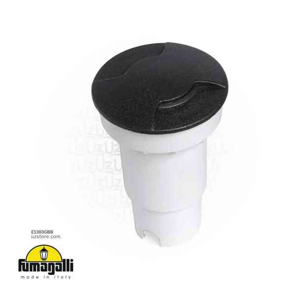 FUMAGALLI CESI 90 2L BURRIED GU10 3.5W 4000K BK Made in Italy