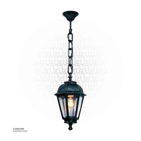 FUMAGALLI SICHEM/SABA HANGING CLEAR E27 BK Made in Italy