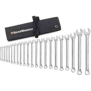 Gearwrench 22 PC. 12 Point Long Pattern Combination Metric Wrench Set - 81916