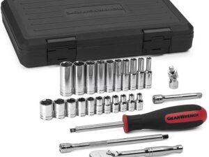Gearwrench 26 PC. 1/4" Drive 6 Point Standard SAE Socket Set - 80312DD