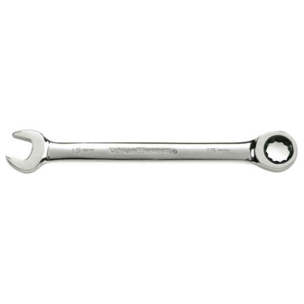 Gearwrench 72-Tooth 12 Point Reversible Ratcheting Combination Wrench, 15mm - 9615
