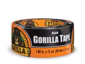 Gorilla Duct Tape, 1.88 in. x 12 yd. (48 mm x 11 m) - Black/Noir