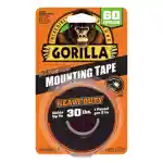 Gorilla Heavy Duty Mounting Tape, 1" x 60" ( 5 ft.) - Black