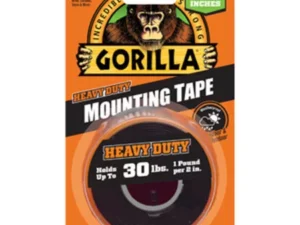 Gorilla Heavy Duty Mounting Tape, 1" x 60" ( 5 ft.) - Black