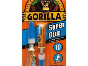 Gorilla Super Glue, 2 pc. x 3g Tubes - Clear