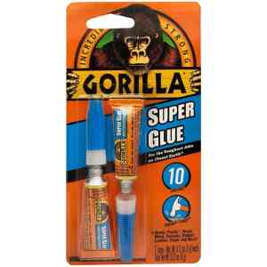 Gorilla Super Glue, 2 pc. x 3g Tubes - Clear