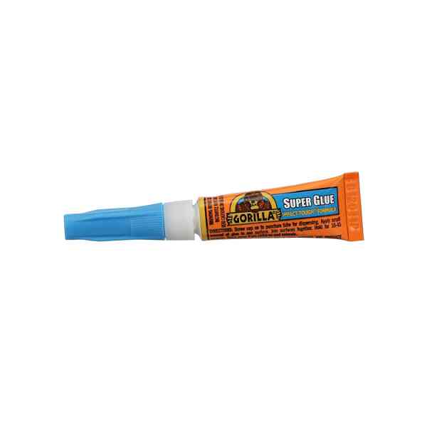 Gorilla Super Glue Single Tube, 3g - Clear