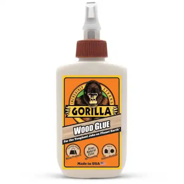 Gorilla Wood Glue, 4 fl. Oz. (118 ml) - Natural Tan