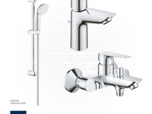 GROHE BauEdge Bundle 104( Basin Mixer + Shower Mixer + Shower Set )