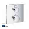 GROHE Grohtherm Safety shower mixer for 2 outlets with integrated shut off/diverter valve , 24079000 , chrome