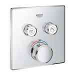 GROHE Grohtherm SmartControl Safety mixer for concealed installation with 2 valves , 29124000 , chrome