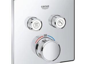 GROHE Grohtherm SmartControl Safety mixer for concealed installation with 2 valves , 29124000 , chrome