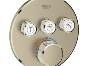 GROHE Grohtherm SmartControl Safety mixer for concealed installation with 3 valves , 29121EN0 , brushed nickel