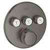 GROHE Grohtherm SmartControl Safety mixer for concealed installation with 3 valves , 29121AL0 , brushed hard graphite
