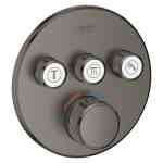 GROHE Grohtherm SmartControl Safety mixer for concealed installation with 3 valves , 29121AL0 , brushed hard graphite
