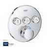 GROHE Grohtherm SmartControl Safety mixer for concealed installation with 3 valves , 29121000 , chrome