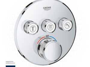 GROHE Grohtherm SmartControl Safety mixer for concealed installation with 3 valves , 29121000 , chrome
