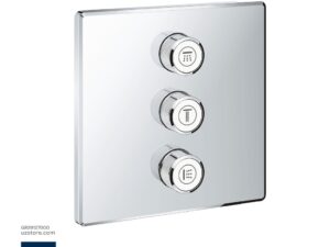 GROHE Grohtherm SmartControl Triple volume control trim , 29127000 , chrome
