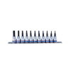 King Tony 11 PC. 3/8" Drive Star Bit Socket Set - 3131PR8