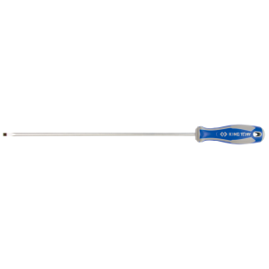 King Tony Extra Long Shank Slotted Screwdriver, 1.2x6.5x400 mm - 14226516
