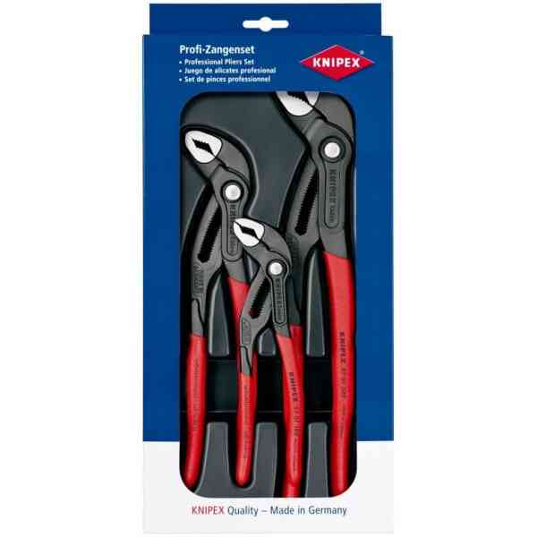 Knipex 3 Pc. Cobra® Professional Water Pump Pliers Set - 00 20 09 V02