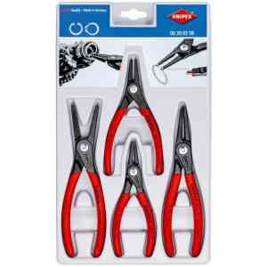 Knipex 4 Pc. Precision Circlip Pliers Set - 00 20 03 SB