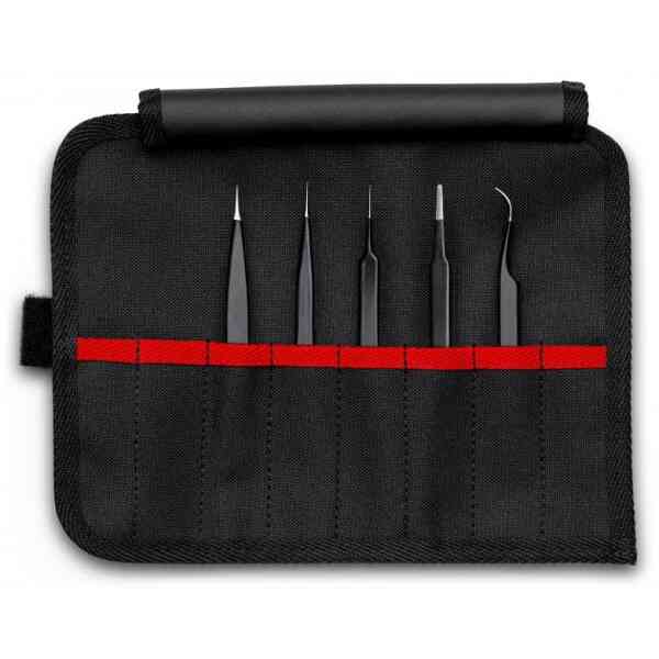 Knipex 5 Pc. Universal Tweezers Set ESD - 92 00 01 ESD