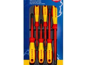 Knipex 6 Pc. VDE Slotted/Phillips® Screwdriver Set - 00 20 12 V02