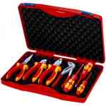 Knipex 7 Pc. Tool Box "RED" Electric Set 2 - 00 21 15