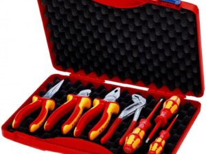 Knipex 7 Pc. Tool Box "RED" Electric Set 2 - 00 21 15