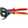 Knipex Cable Cutter (Ratchet Principle, 3-Stage), 320mm - 95 36 320
