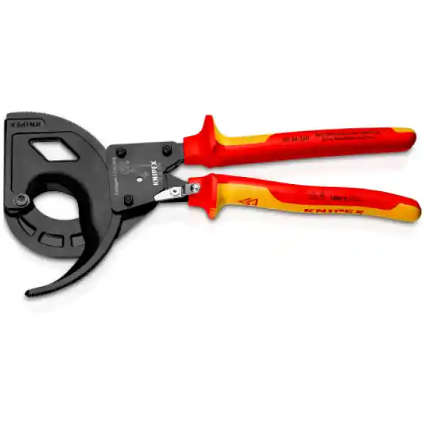 Knipex Cable Cutter (Ratchet Principle, 3-Stage), 320mm - 95 36 320