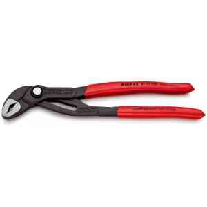 Knipex Cobra® High-Tech Water Pump Pliers with Non-Slip Plastic Coated Handles, 250 mm - 87 01 250 SB