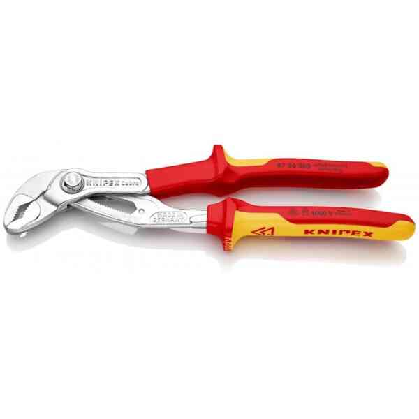 Knipex Cobra® VDE Insulated High-Tech Water Pump Pliers, 250 mm - 87 26 250 SB
