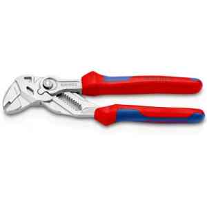 Knipex Collar Cracker Pliers for Aluminium Collars for e.g. Hi-Lok® with Multi-Component Grips, 180 mm - 86 05 180 S5