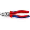 Knipex Combination Pliers with Multi-Component Grips, 180 mm - 03 02 180 SB