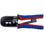 Knipex Crimping Pliers for Western Plugs with Multi-Component Grips, 190 mm - 97 51 10