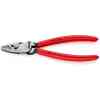 Knipex Crimping Pliers for Wire Ferrules with Plastic Coated Handles, 180 mm - 97 71 180 SB