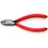 Knipex Diagonal Cutter for Electromechanics with Plastic Coated Handles, 125 mm - 76 01 125 SB