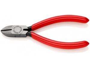 Knipex Diagonal Cutter for Electromechanics with Plastic Coated Handles, 125 mm - 76 01 125 SB