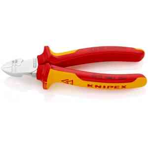 Knipex Diagonal Insulation Stripper with Multi-Component Grips, 160 mm - 14 26 160 SB