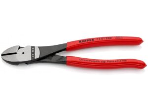 Knipex High Leverage Diagonal Cutter with Plastic Coated Handles, 200 mm - 74 01 200 SB