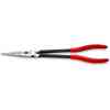 Knipex Long Reach Needle Nose Pliers with Transverse Profiles and Plastic Coated Handles, 280 mm - 28 71 280 SB